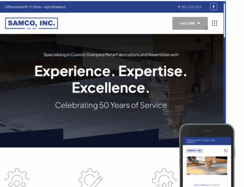 SAMCO, Inc. Metal Fabrication Website